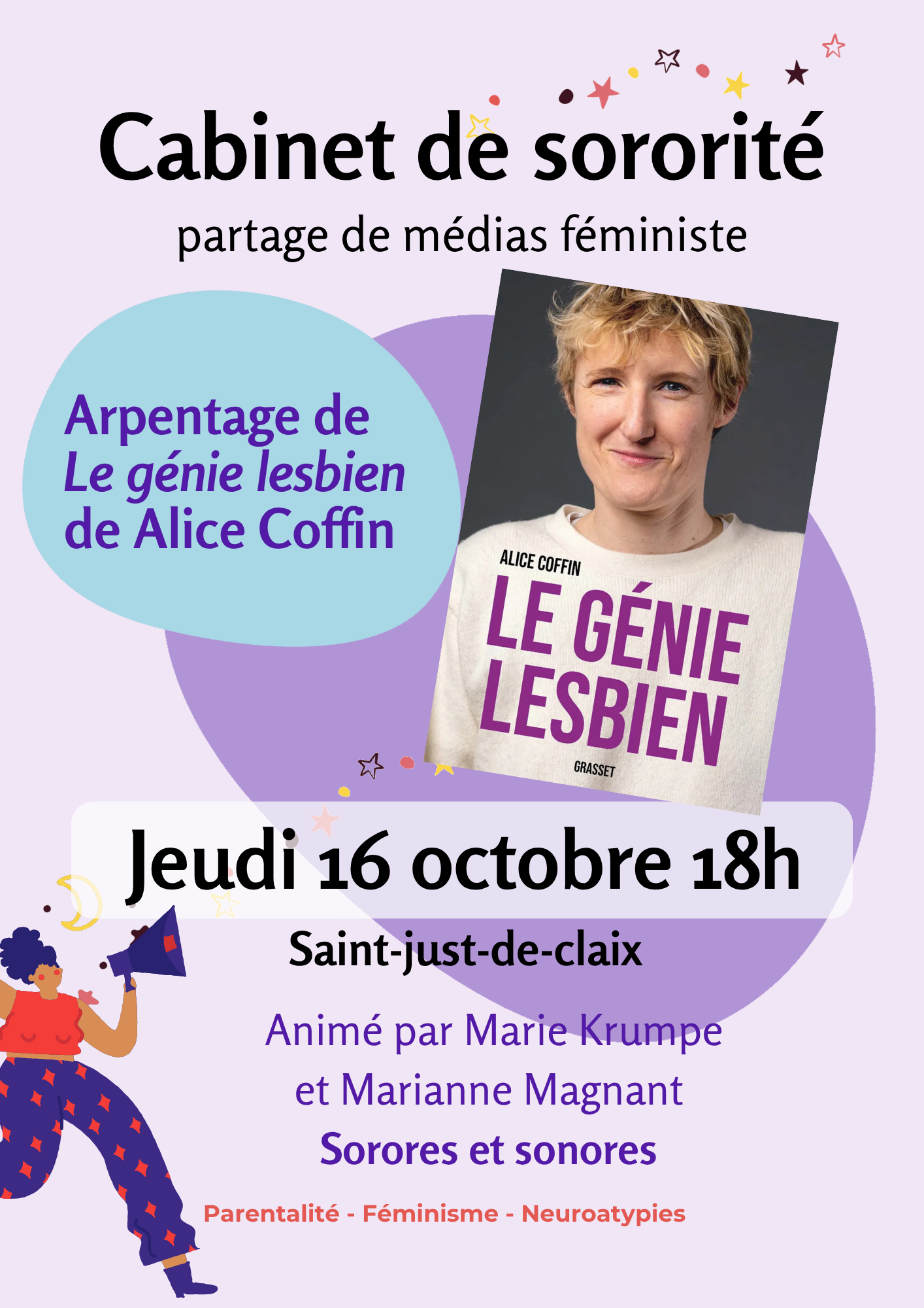 Affiche prochain cabinet de sororité